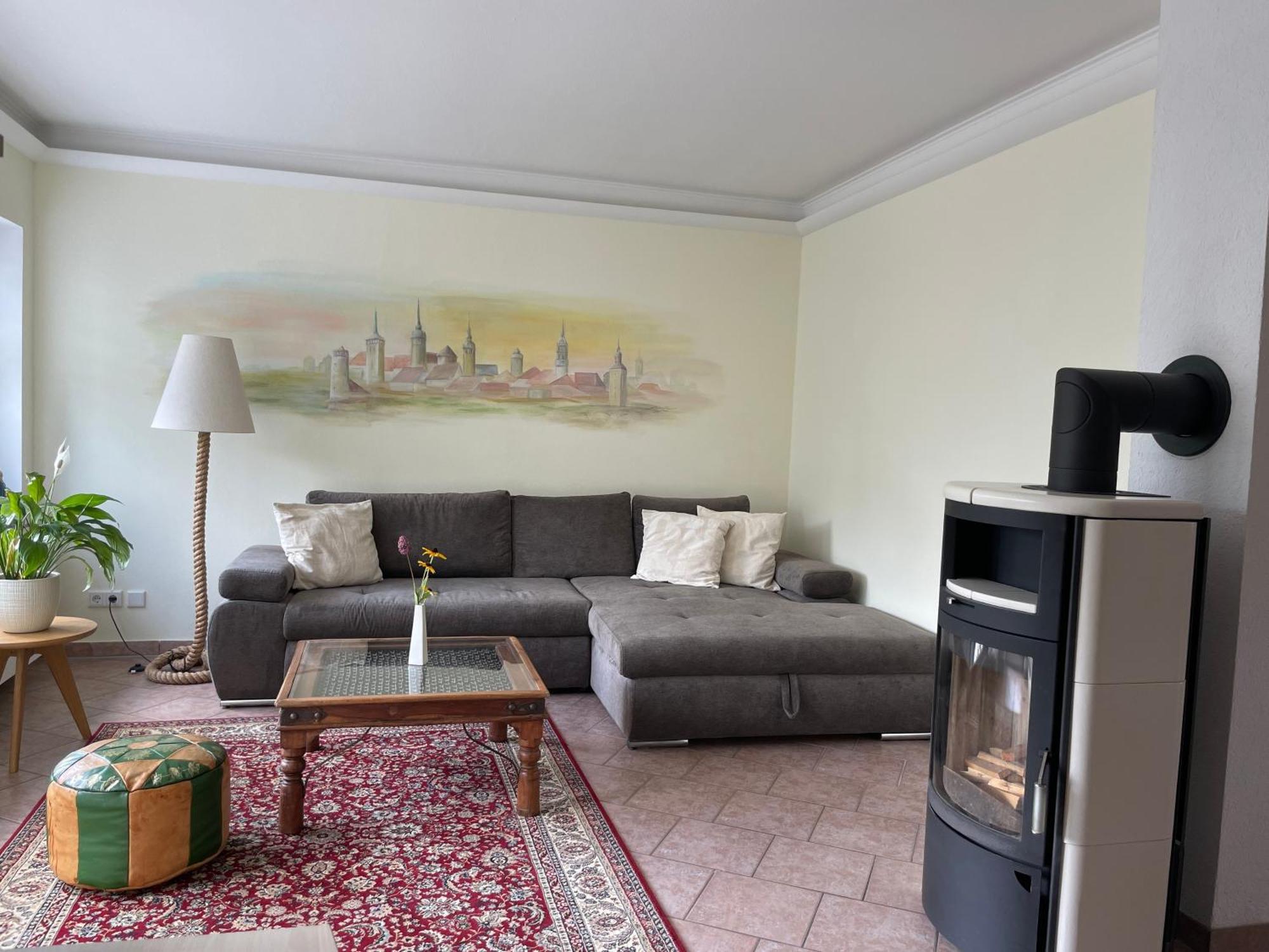 Ferienhaus Amare Mit Fasssauna, Eigener Terrasse & Kamin 바우트젠 외부 사진